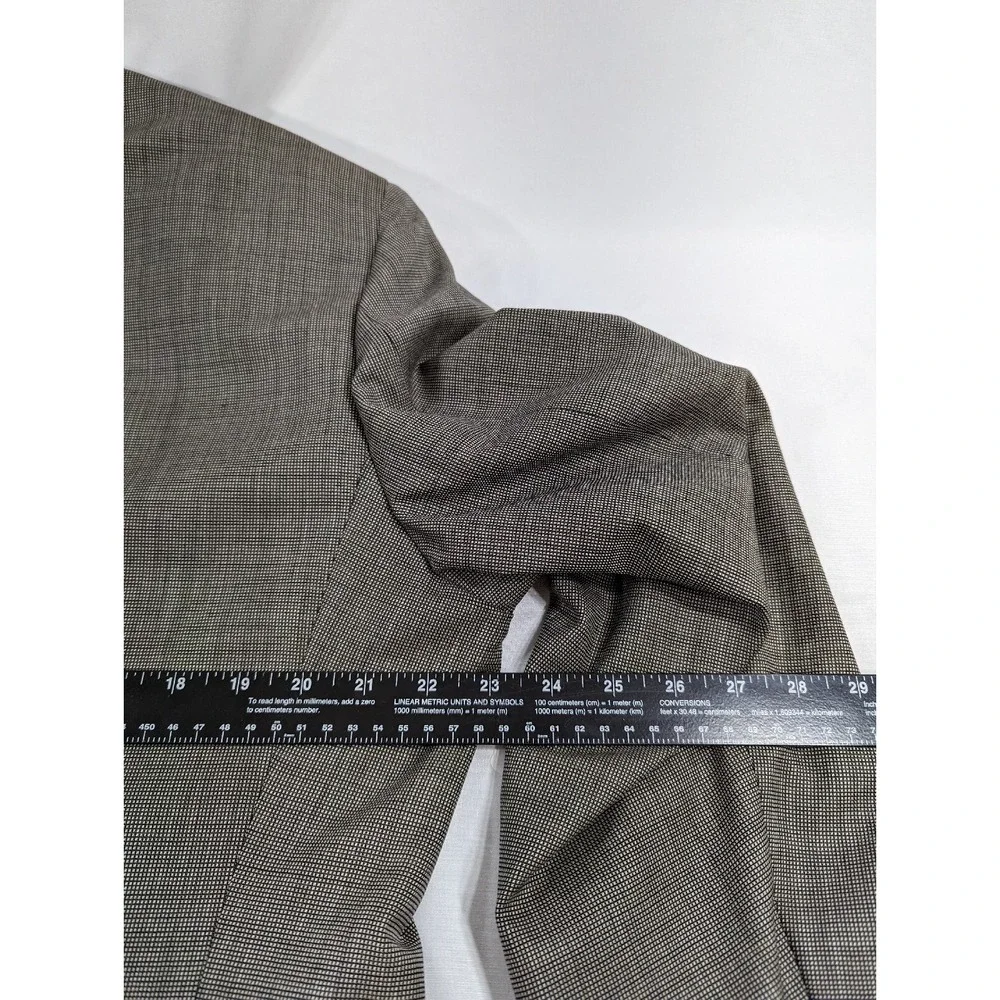 Hart Schaffner Marx‎ Mens Blazer Sport Coat Two Button Jacket Wool 42L Birdseye